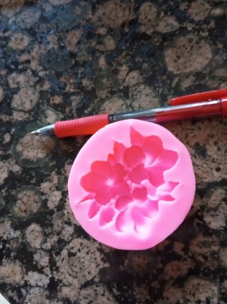 Molde silicona repostería flores
