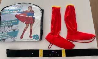 Disfraz Mujer de Acero Talla Única Adulto
