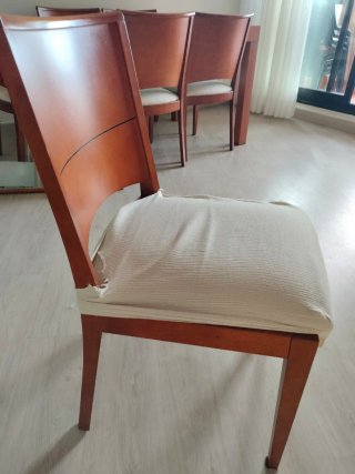 6 Sillas Comedor Innova Cerezo