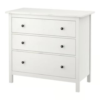Cómoda IKEA Hemnes 3 cajones blanca