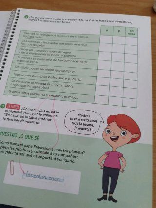 Religión Católica, 2 Primaria, Edén, Revuela