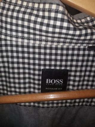 Camisa Hugo Boss Gris Talla XXL
