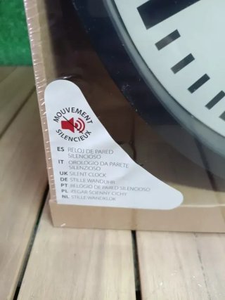 Arteko Reloj de Pared Silencioso 40.5 cm