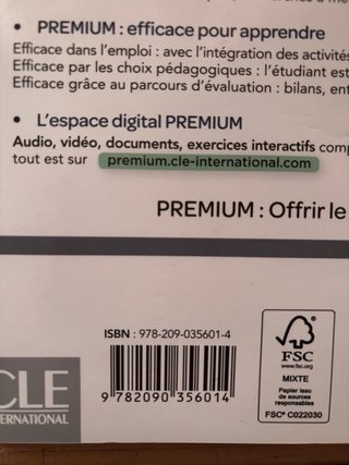 Premium A1 : Méthode De Français : Tout En Un, ...
