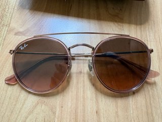 Gafas Ray-Ban Mujer Doble Puente Marrón/Dorado
