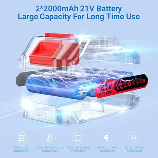 Motosierra Eléctrica 6 Batería 21V