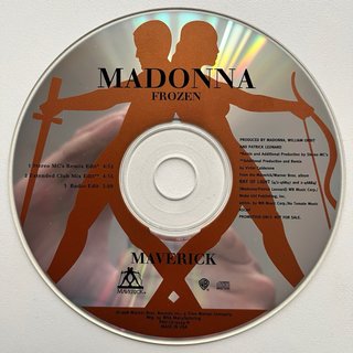 Madonna Frozen Promo CD USA PRO-CD-9254-R