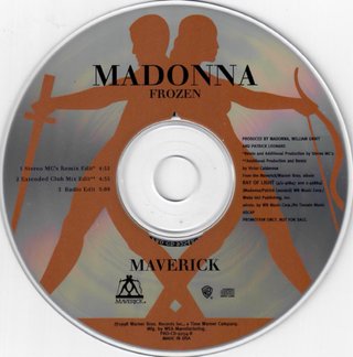Madonna Frozen Promo CD USA PRO-CD-9254-R