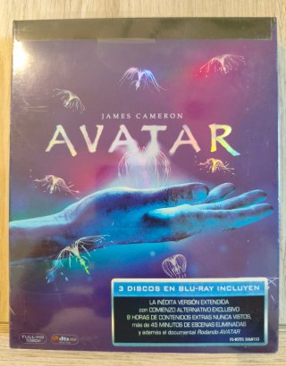 Avatar Blu-ray James Cameron 3 Discos