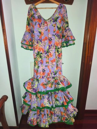 Traje Flamenca Micaela Villa Talla 40