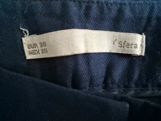 Pantalón Sfera Talla 36 Azul
