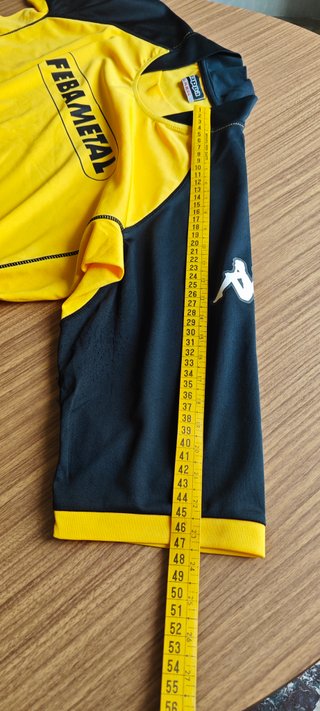 Maglia Kappa Vintage Febametal XL Giallo/Nero