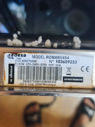 Dosificador Detergente Lavavajillas Edesa