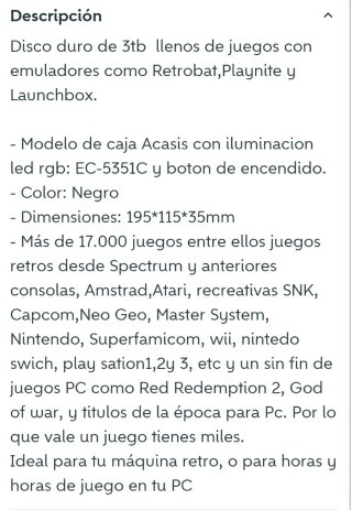 ACASIS EC-5351C Caja Disco Duro 3.5