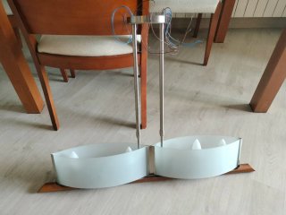 Lámpara salón extensible en altura. 90cm largo
