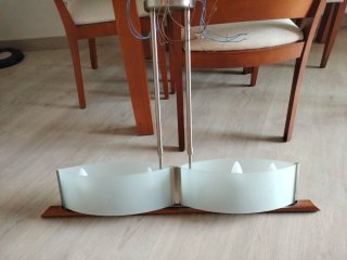 Lámpara salón extensible en altura. 90cm largo