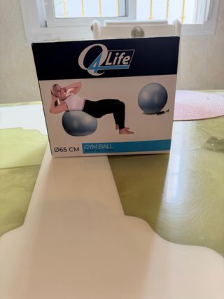 Balón de Pilates Q4Life 65cm con bomba incluida