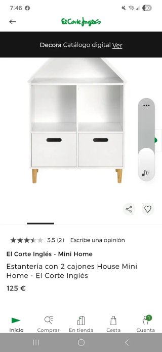 Mueble Casita Madera Blanco
