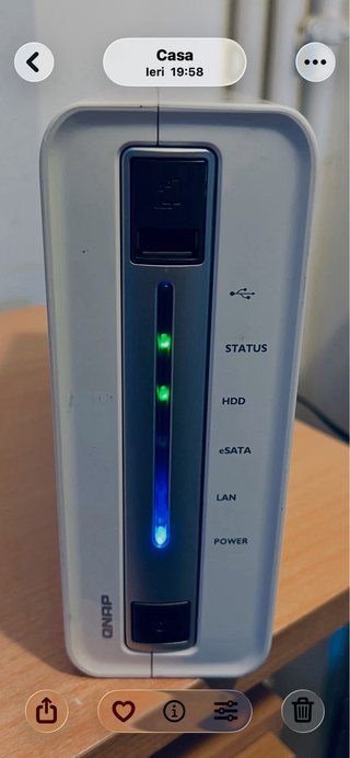NAS QNAP TS-112 + HDD 3TB Server Cloud
