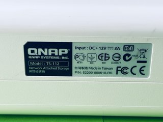 NAS QNAP TS-112 + HDD 3TB Server Cloud