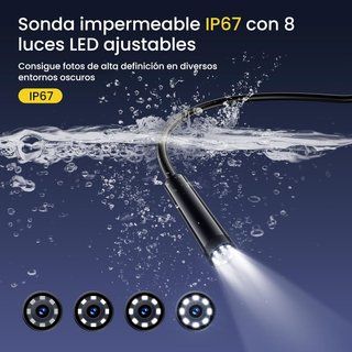 SIN ABRIR Cámara Endoscópica 5 Metros