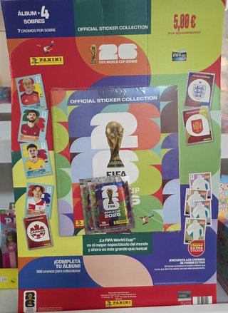 Álbum + 4 Sobres FIFA World Cup 2026 Panini