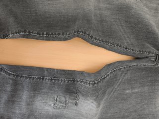 Vaqueros pitillo grises Massimo Dutti