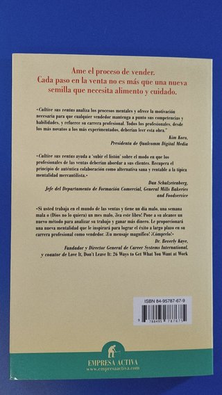 CULTIVE SUS VENTAS. Los cuatro secretos del vended