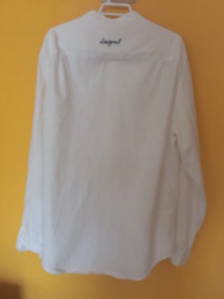 Camisa Desigual Blanca Hombre Talla L