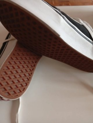 Playeros Vans Negros y Blancos
