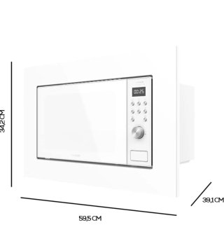 Microondas Cecotec Blanco cristal