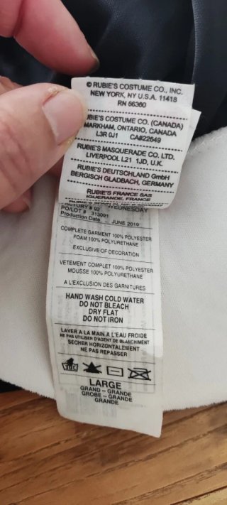 Disfraz Miércoles Addams Niña Talla L