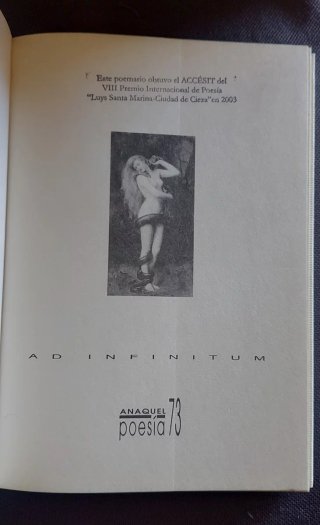AD INFINITUM - Poesia - Poemario