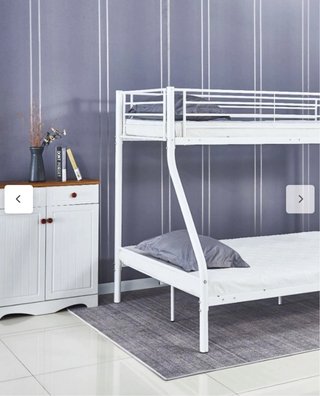 Litera de Matrimonio Metalica AS-121 Gris