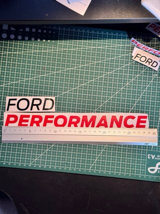 Pegatina Ford Performance Vinilo