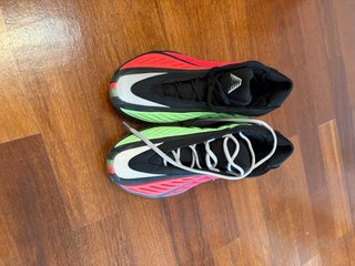 Zapatillas Adidas Basket Verdes y Rojas