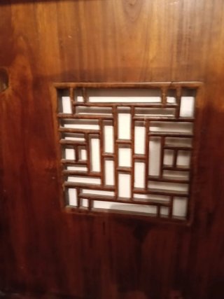 Mueble Oriental Madera Rojo