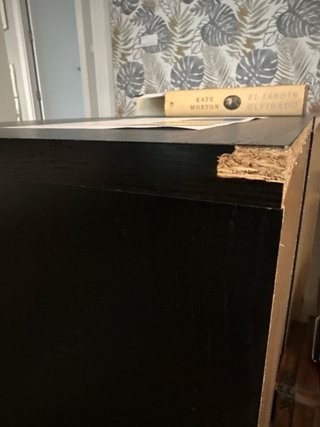 2 Mesita de noche Ikea negra