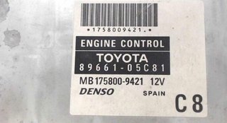 367678 8966105c81 centralita motor toyota avensis