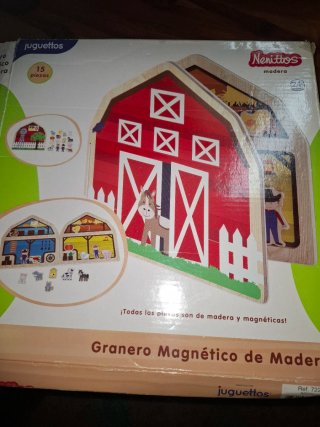 Juego magnético de madera