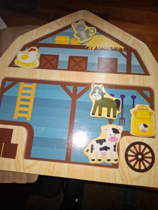 Juego magnético de madera