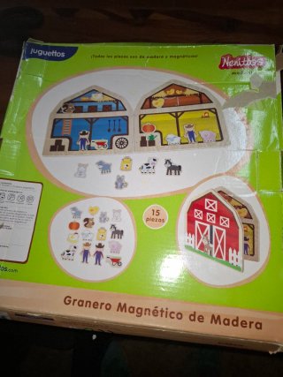Juego magnético de madera