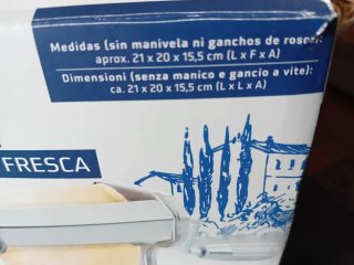 Máquina para Pasta Fresca nueva a estrenar