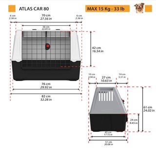 Transportín Ferplast Atlas Car 80