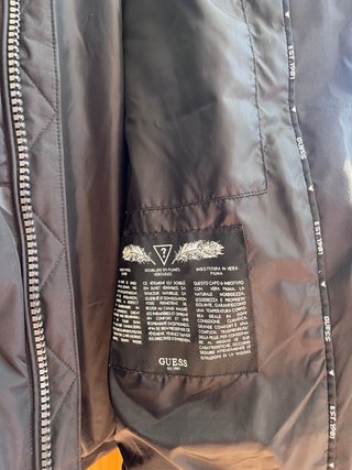 Chaqueta Guess Plumas XL Negra