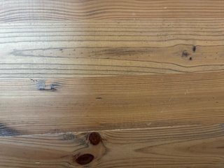 Scrivania in legno e ferro battuto - ARTIGIANALE