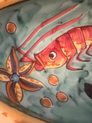 Vassoio ceramica Positano