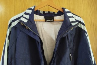 Chaqueta Adidas Vintage Azul y Blanca