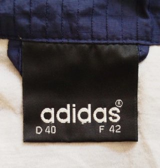 Chaqueta Adidas Vintage Azul y Blanca