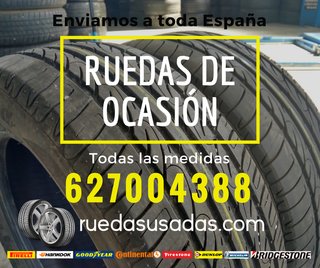 Cubiertas Usadas 185/55r15, 215/50r18, 205/55r19